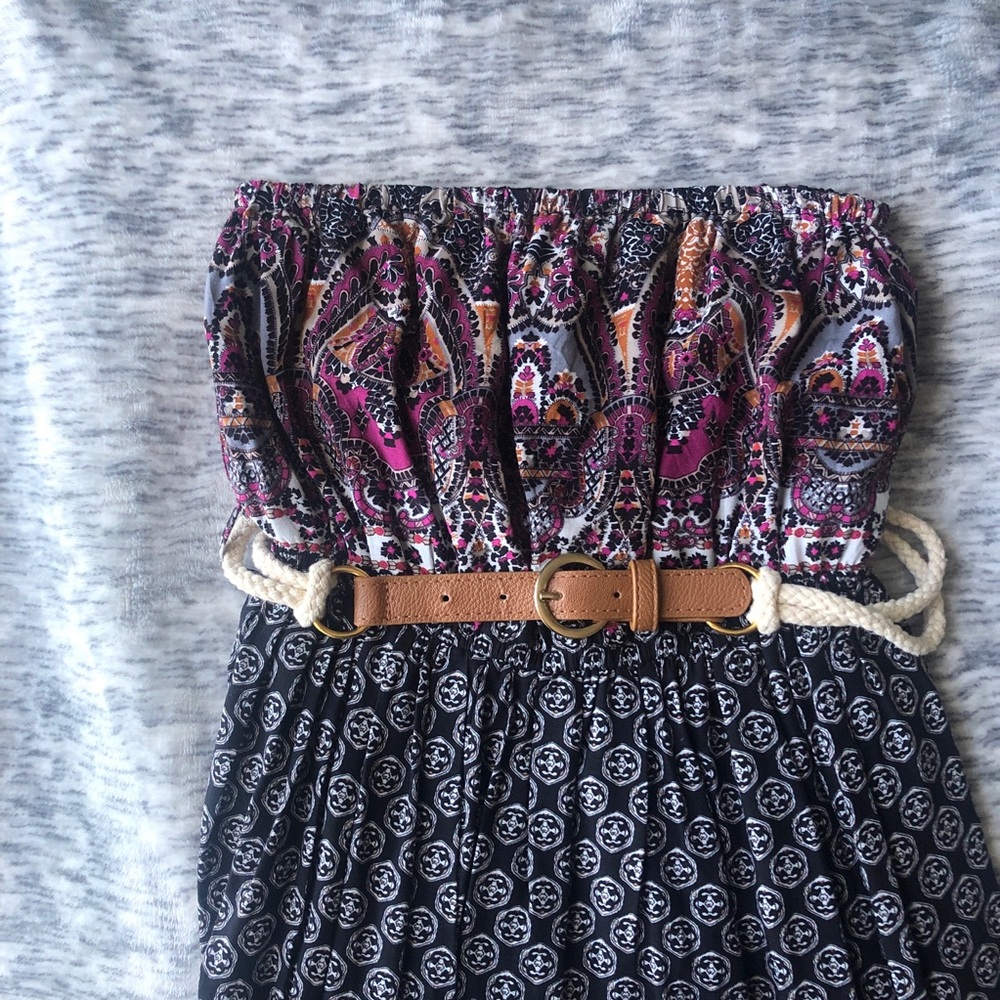 Ya Los Angeles Strapless Maxi Dress